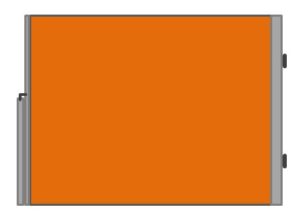 Seitenmarkise orange